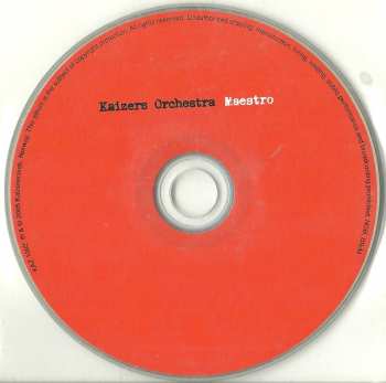 CD Kaizers Orchestra: Maestro 385954