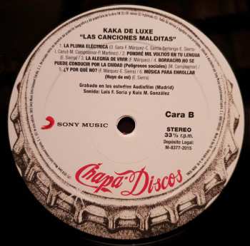 LP Kaka De Luxe: Las Canciones Malditas LTD 61640