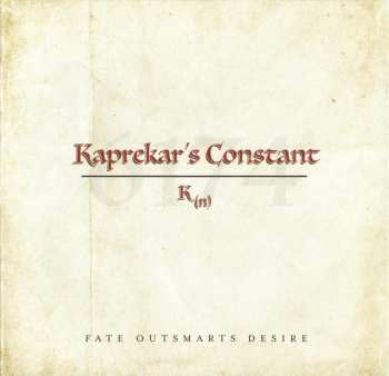 CD Kaprekar's Constant: Fate Outsmarts Desire 601689