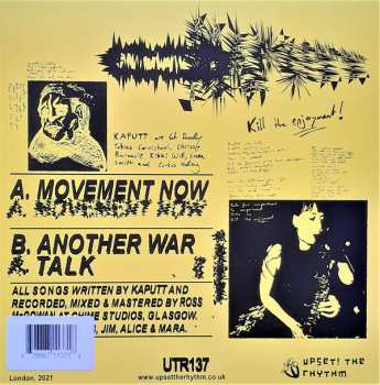 SP Kaputt: Movement Now / Another War Talk LTD | CLR 84749