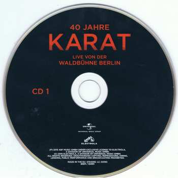 2CD Karat: 40 Jahre - Live Von Der Waldbühne Berlin 178547