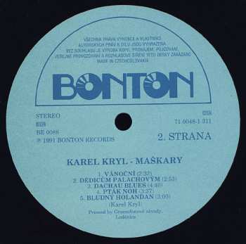 LP Karel Kryl: Maškary 42927