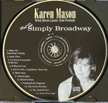 CD Karen Mason: Not So Simply Broadway 657136