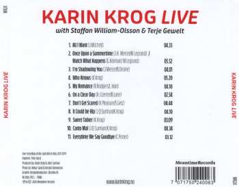 CD Karin Krog: Live 562457