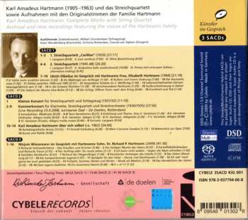 3SACD Karl Amadeus Hartmann: Karl Amadeus Hartmann Und Das Streichquartett 628406