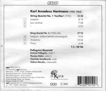 CD Karl Amadeus Hartmann: String Quartets 1 & 2 253208