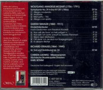 CD Karl Böhm: Mozart . Mahler . Strauss / Ludwig . Böhn  651135