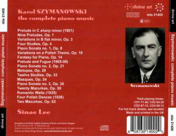 4CD Karol Szymanowski: The Complete Piano Music 451117