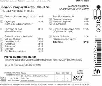 SACD Kaspar Joseph Mertz: The Last Viennese Virtuoso 156355