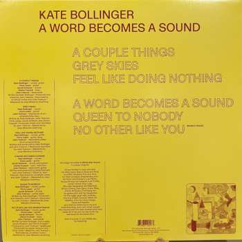 LP Kate Bollinger: A Word Becomes A Sound 649724