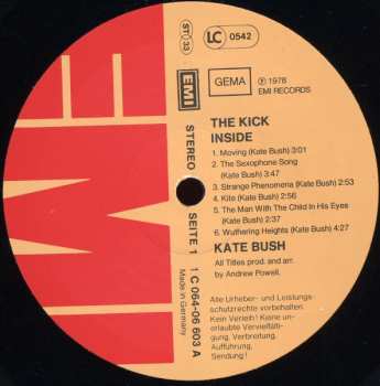 LP Kate Bush: The Kick Inside 671427