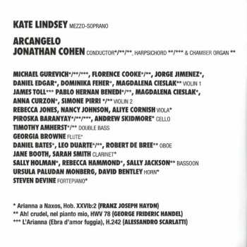 CD Kate Lindsey: Arianna 294303