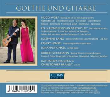 CD Katharina Magiera: Goethe - Lieder 324202