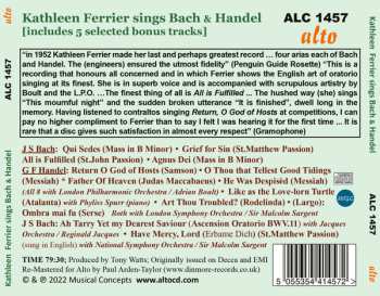 CD Kathleen Ferrier: Kathleen Ferrier Sings J S Bach & Handel 560935