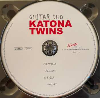 CD Katona Twins: Piazzola. Granados. De Falla. Mozart 155658