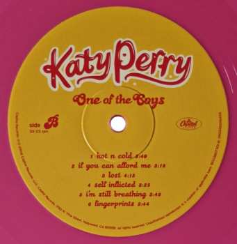 LP Katy Perry: One Of The Boys CLR 604785