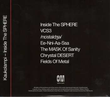 CD Timo Kaukolampi: Inside The Sphere LTD 595067