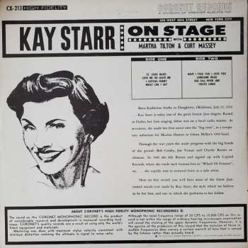 LP Kay Starr: On Stage 620903