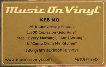 LP Keb Mo: Keb' Mo' CLR | LTD | NUM 673321