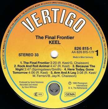 LP Keel: The Final Frontier 656236