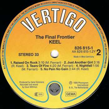 LP Keel: The Final Frontier 656236