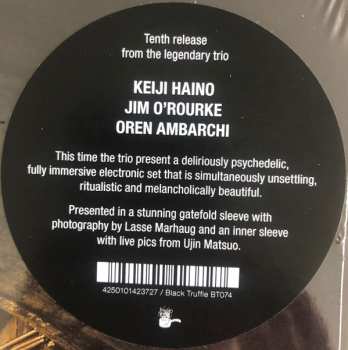 LP Keiji Haino: Each Side Has A Depth Of 5 Seconds   A Polka Dot Pattern In Horizontal Array   A Flickering That Moves Vertically = 一辺が5秒の深さ　横に並ぶ水玉模様　上下に移動する点滅 595535