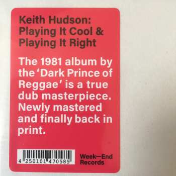 LP Keith Hudson: Playing It Cool & Playing It Right 607005