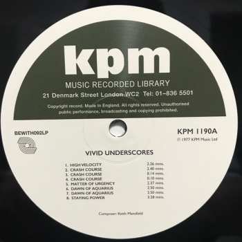 LP Keith Mansfield: Vivid Underscores 315766