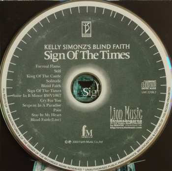 CD Kelly Simonz's Blind Faith: Sign Of The Times 304154