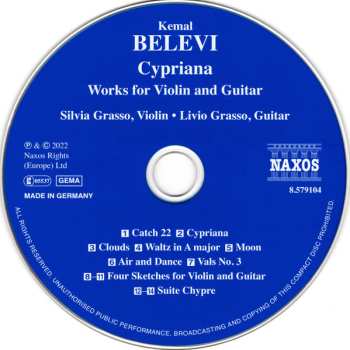 CD Kemal Belevi: Cypriana – Works For Violin And Guitar 601008