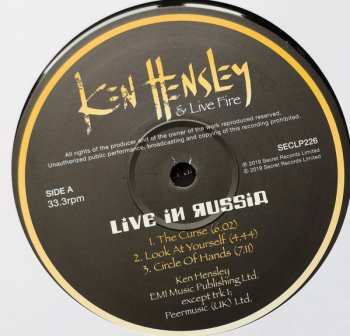 2LP/DVD Ken Hensley & Live Fire: Live In Russia 58710