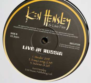 2LP/DVD Ken Hensley & Live Fire: Live In Russia 58710