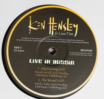 2LP/DVD Ken Hensley & Live Fire: Live In Russia 58710