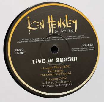 2LP/DVD Ken Hensley & Live Fire: Live In Russia 58710