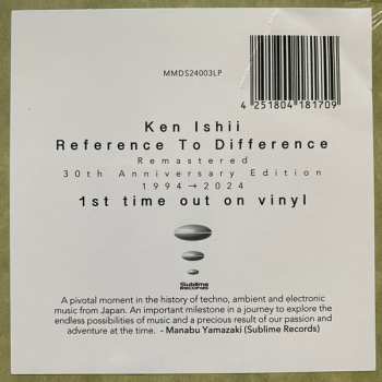 LP Ken Ishii: Reference To Difference  DLX 622197