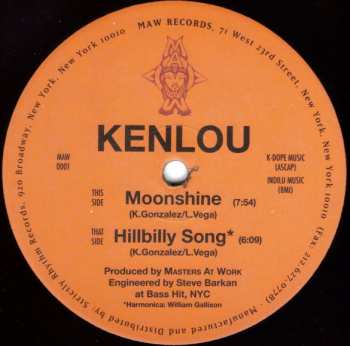 Album Kenlou: Moonshine / Hillbilly Song