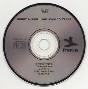 CD John Coltrane: Kenny Burrell & John Coltrane LTD 544019