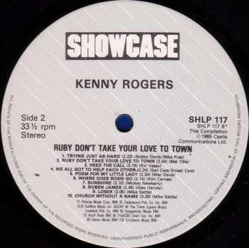 LP Kenny Rogers: Ruby Don't Take Your Love To Town 572842