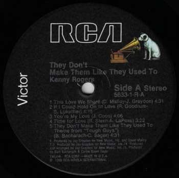 LP Kenny Rogers: They Don't Make Them Like They Used To 543334