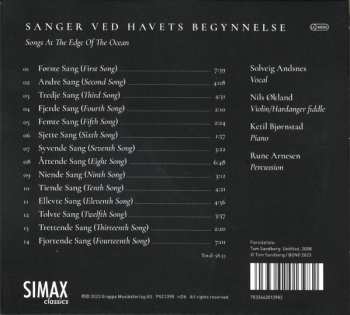 CD Ketil Bjørnstad: Sanger Ved Havets Begynnelse = Songs At The Edge Of The Ocean 460224