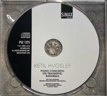 CD Ketil Hvoslef: Piano Concerto; Ein Traumspiel; Barabbas 615173