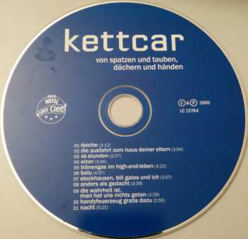 CD Kettcar: Von Spatzen Und Tauben, Dächern Und Händen DIGI 564921