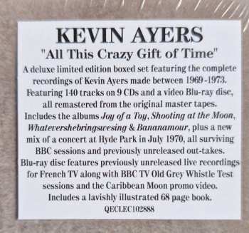 9CD/Box Set/Blu-ray Kevin Ayers: All This Crazy Gift Of Time (The Recordings 1969-1973) LTD 633118