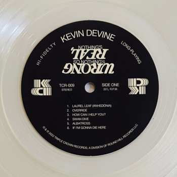 LP Kevin Devine: Nothing's Real, So Nothing's Wrong CLR | LTD 630574