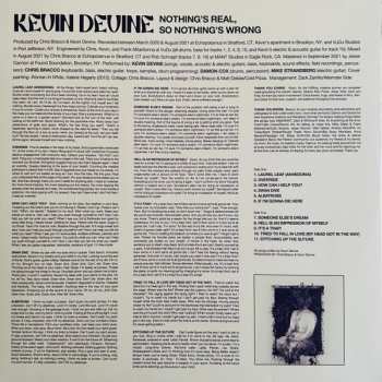 LP Kevin Devine: Nothing's Real, So Nothing's Wrong CLR | LTD 630574