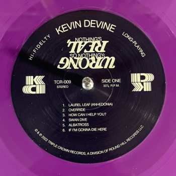 LP Kevin Devine: Nothing's Real, So Nothing's Wrong LTD | CLR 419737