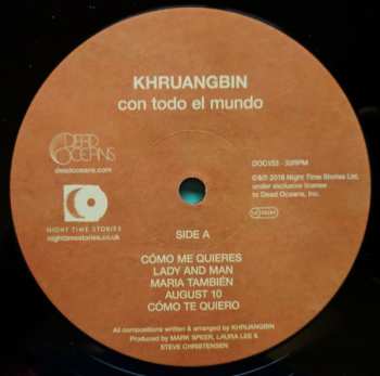 LP Khruangbin: Con Todo El Mundo 549413