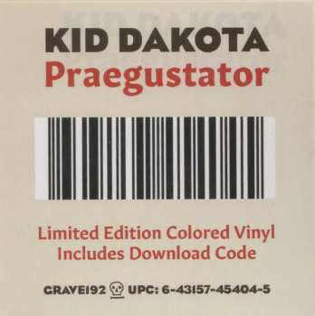 LP Kid Dakota: Praegustator LTD 632417