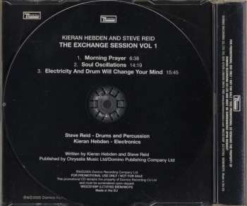 CD Kieran Hebden: The Exchange Session Vol. 1 600702