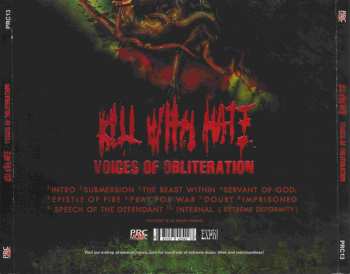 CD Kill With Hate: Voices Of Obliteration 189919